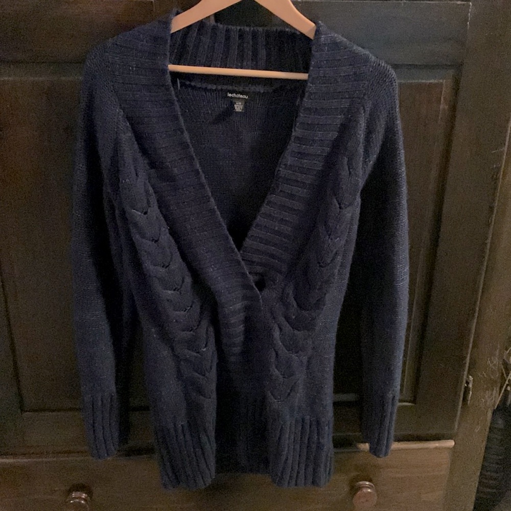 5/$45 Blue Sweater Dress
